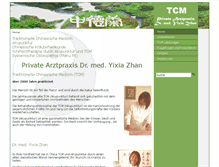 Tablet Screenshot of akupunktur-tcm-dr-zhan.de